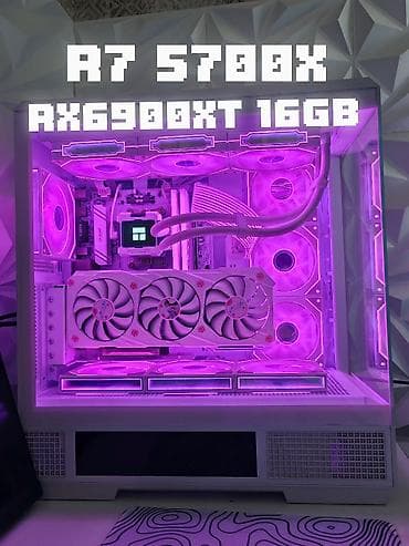 Компьютер, ядер - 8, ОЗУ 16 ГБ, Для работы, учебы, Б/у, AMD Ryzen 7, AMD Radeon RX 7900 XT, NVMe