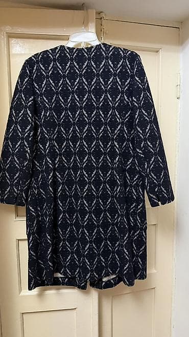 тренч плащ мужской: Кардиган, Трикотаж, Средняя модель, Осень-весна, С карманами — 2