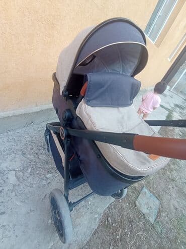 новорожденных: Коляска, цвет - Коричневый — 7