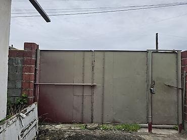 Распашные ворота: Советские металлические распашные ворота с калиткой. Цена — 3