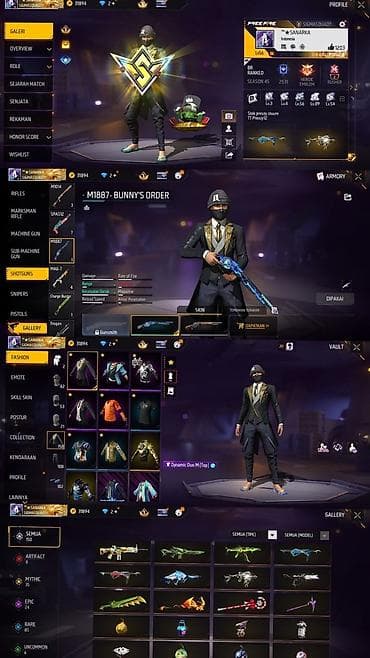 Төш белгилер: Аккаунт Free Fire Основное: - Ник: SANARKA (SIGMASQUADZ) - Уровень — 1