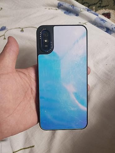 mi tab: Redmi, Redmi 9A, Б/у, 32 ГБ, цвет - Синий, 2 SIM — 2