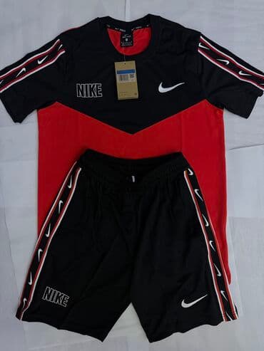 mango: Мужская футболка, M, Nike, Новый, цвет - Красный, Самовывоз — 1