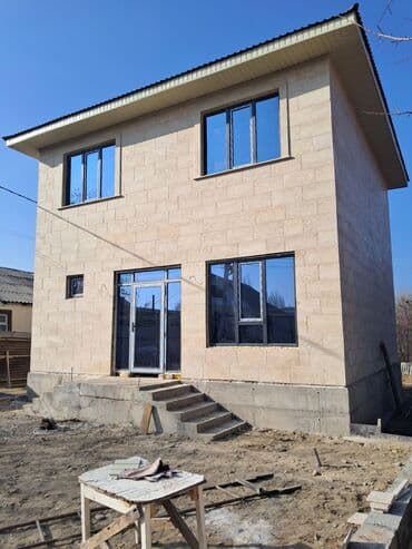 мягкая мебель в бишкеке: Керамзитные блоки с фасадом Сары Таш Размер: 300х600х350 мм Штукатурки — 10