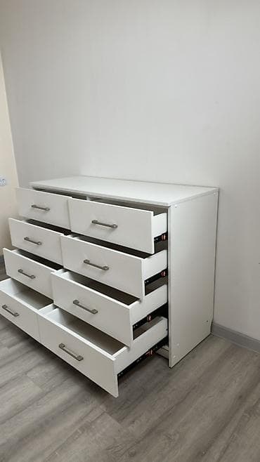 мебельные: Детская гарнитура, Для мальчика, ДСП, цвет - Белый — 6