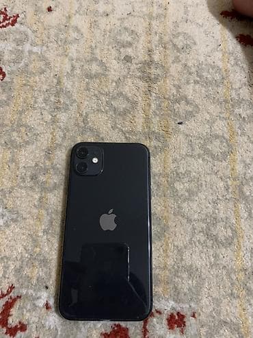 IPhone 11, Б/у, 64 ГБ, Черный, Защитное стекло, Чехол, 75 % at lalafo.kg IPhone 11, Б/у, 64 ГБ, Черный, Защитное стекло, Чехол, 75 %