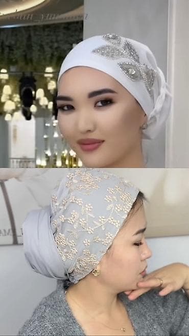 Тюрбан/платок для головы с декоративной отделкой. - Модели