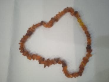 Браслеты: Бусы, Янтарь, Унисекс, Б/у — 1