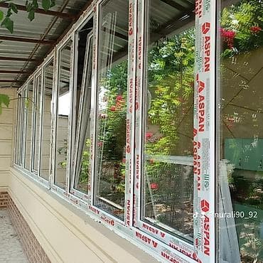 ПВХ-окна и двери из профиля ASPAN/LEGR с установкой - Изготовление и at lalafo.kg ПВХ-окна и двери из профиля ASPAN/LEGR с установкой - Изготовление и