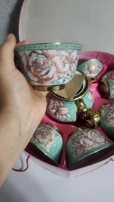 акция набор: Чайный набор из фарфора. Бренд MZ Czech Republic В комплекте: чайник + — 3