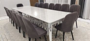 кресло кожанные: Стул для кухни, Новый, Дерево, цвет - Серый — 3