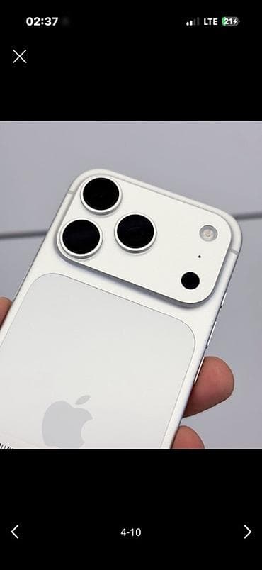 iphone pro: IPhone 17 Pro, 256 ГБ, Белый, Коробка — 3