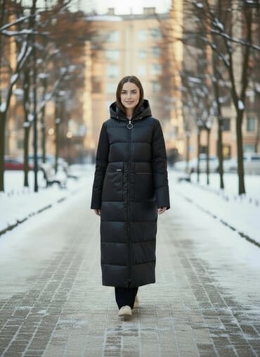 купить качественную мужскую зимнюю куртку: Пуховик, Длинная модель, Китай, С капюшоном, 4XL — 1