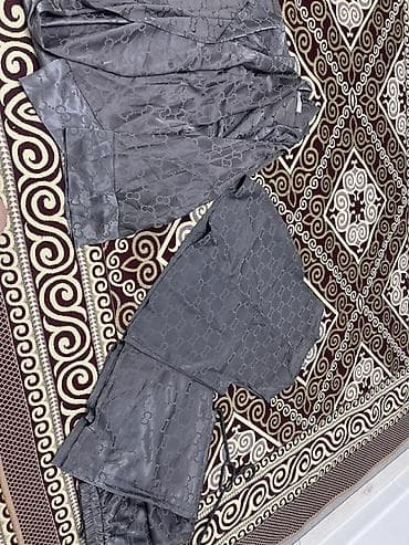 Комплект домашней/банной одежды из тонкого атласного материала в