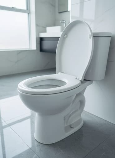 Унитаз Напольный, Новый, Материал: Фарфор