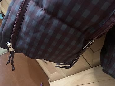 Жаш кыздардын көйнөктөрү: Детская утеплённая куртка-пуховик с капюшоном. - Цвет: бордовый с — 2