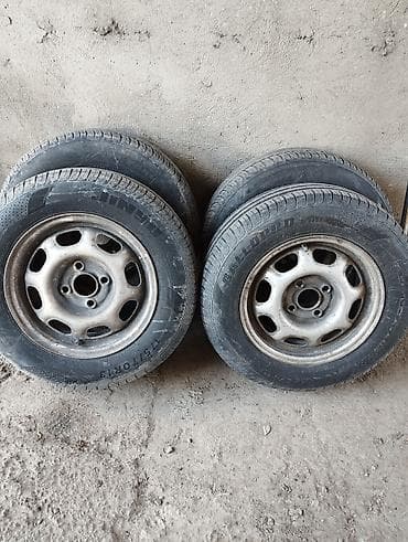 Колеса в сборе 175 / 70 / R 13, Лето, Комплект, Легковые, Железные, отверстий - 4