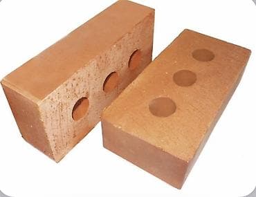 Хозтовары: Пустотелый, дырчатый, Жженый кирпич, Одинарный, 250×120×65 — 1