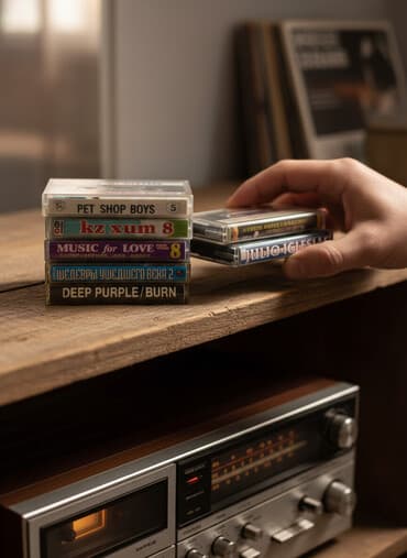 кассетные магнитофоны: Продаю аудио кассеты. Новые цена 350 сом за 1 штук — 1