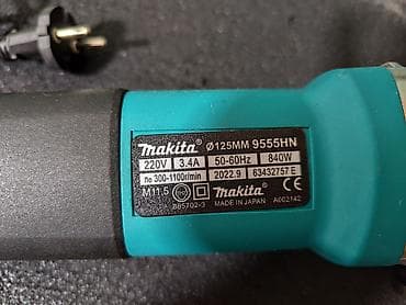 Инструменты: УШМ (болгарка) Makita 9555HN, диаметр круга 125 мм. Характеристики с — 3