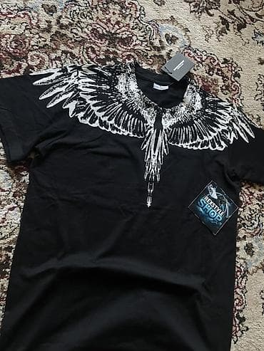 Футболки: Футболка Marcelo Burlon County of Milan - Цвет: черный - Принт — 2