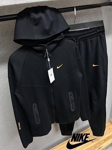 glo gang: Мужской спортивный костюм, Стандарт, Nike, Новый, цвет - Черный, Самовывоз, Платная доставка — 1