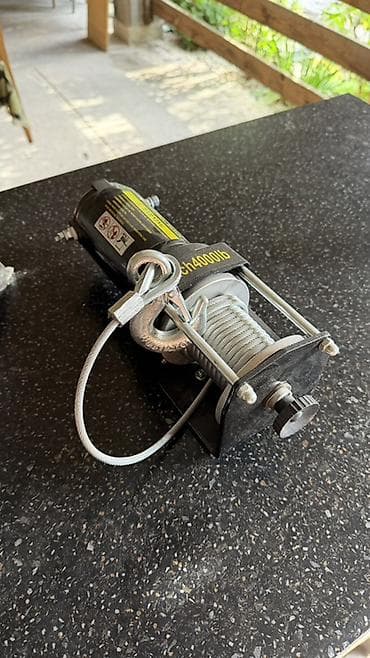 Дом и сад: Электрическая лебёдка Winch 4000 lb - Тяговое усилие: 4000 lb (около — 4