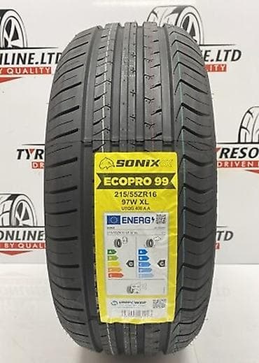 шина 21555r16: Шины 215 / 55 / R 16, Лето, Б/у, Комплект, Легковые, Китай, Sonix — 2