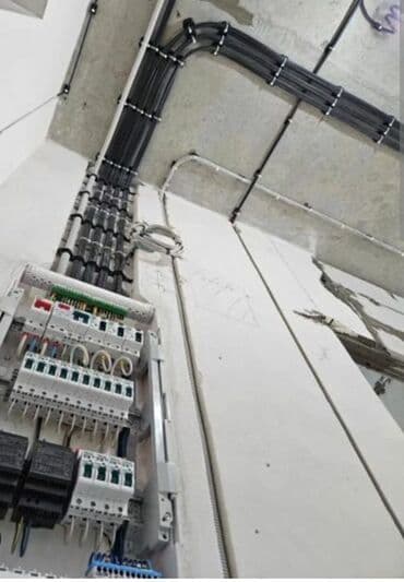 электромонтаж цены бишкек: Электромонтаж любой сложности. Прайс лист: прокладка кабеля; — 1