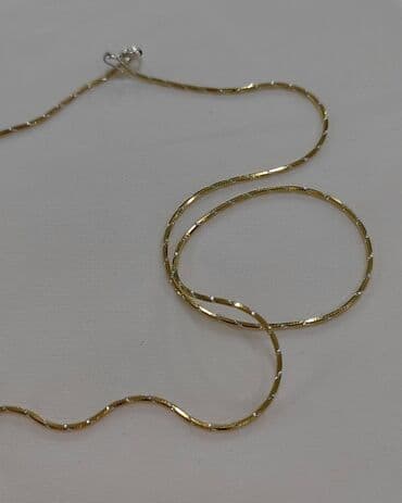 цепочка змейка золото: Серебро покрыто желтое и красное золото пробы 925 Длина от 40 до 60см — 3