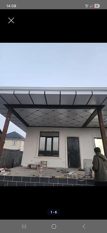 Кызматтар: Тункефонго заказ алабыз. потолок, балка, навес потолки, слив труба — 6