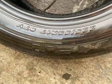 шины и дискы: Шины 225 / 55 / R 17, Лето, Б/у, Пара, Корея, Nexen — 2