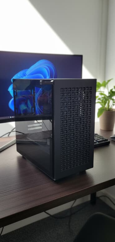 корпус от компьютера: Корпус ПК, Б/у, DeepCool, Micro-ATX, цвет - Черный — 1