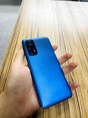 Redmi, Redmi Note 11S, Б/у, 128 ГБ, цвет - Синий, 2 SIM