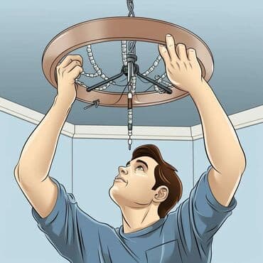 карпинка жибек жолу: Установка люстр — 1