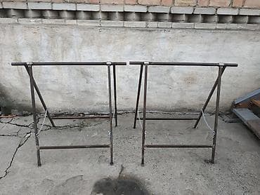 бышты ат: Козлы металлические складные, усиленные (пара) Пара складных — 3