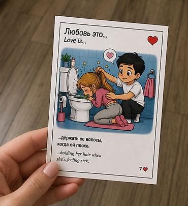 Love is по вашему фото. Открытка Создам персональную открытку в стиле
