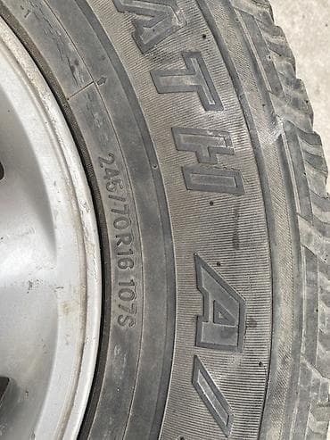 titan diski: Колеса в сборе 245 / 70 / R 16, Всесезонная, Б/у, 1 шт, Внедорожные (АТ/МТ), Литые, отверстий - 6 — 5