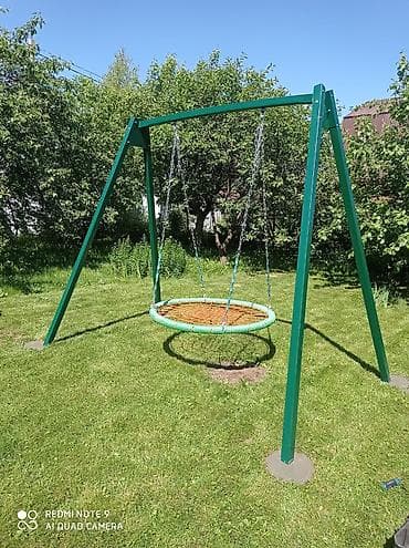 качели: Детские качели, Подвесные Для улицы, Дерево — 8