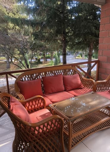 снять домик в горах: Коттедж, КОТТЕДЖ | Радуга West, Кош-Көл, Сауна, Барбекю, Батут — 2