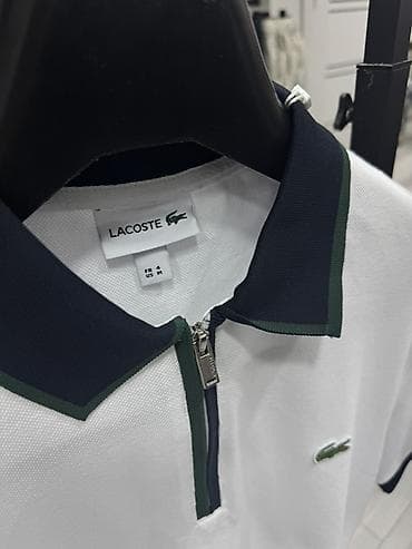 Эркектер кийими: Эркектердин көйнөгү, S, M, L, Lacoste, Жаңы, түсү - Ак, Өзү алып кетүү — 3