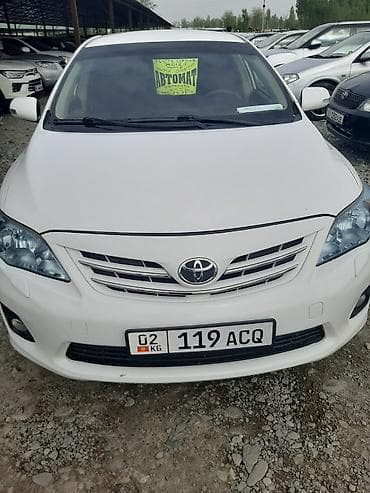 Toyota Corolla: 2012 г., 1.6 л, Автомат, Бензин, Седан