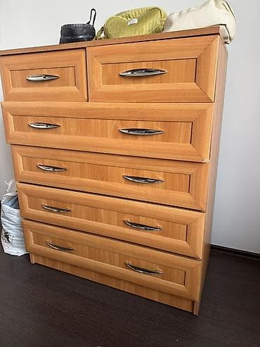 Комод для одежды, Без зеркала, ЛДСП, цвет - Коричневый — 1