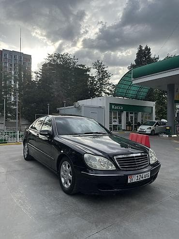 двойной выхлоп: Mercedes-Benz S-Class: 2003 г., 3.7 л, Типтроник, Бензин, Седан — 2