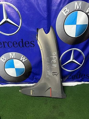 x5 e53: Крыло Переднее левое BMW, 2005 г., Б/у, Оригинал — 1