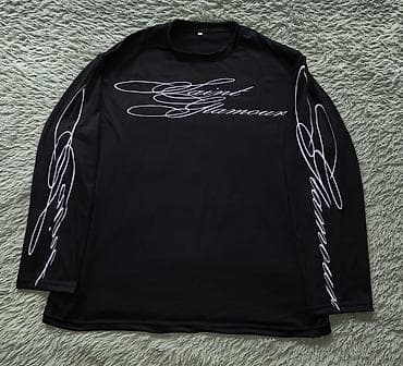 Головные уборы: Лонгслив Saint Glamour, XL (оверсайз, ближе к XXL) Стильный чёрный — 1