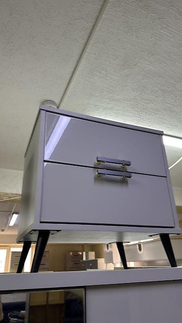 Эмерек гарнитурлары: Уктоочу бөлмө гарнитуру, Жаңы, Эки кишилик керебет, Шкаф, Комод, МДФ, Акысыз жеткирүү — 5