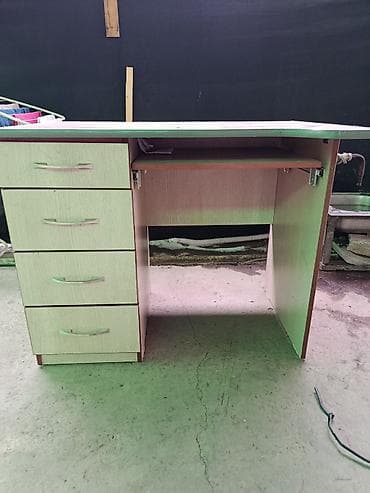 восстановить кухонную мебель: Кухонный гарнитур, Б/у, цвет - Зеленый, МДФ, Самовывоз — 3