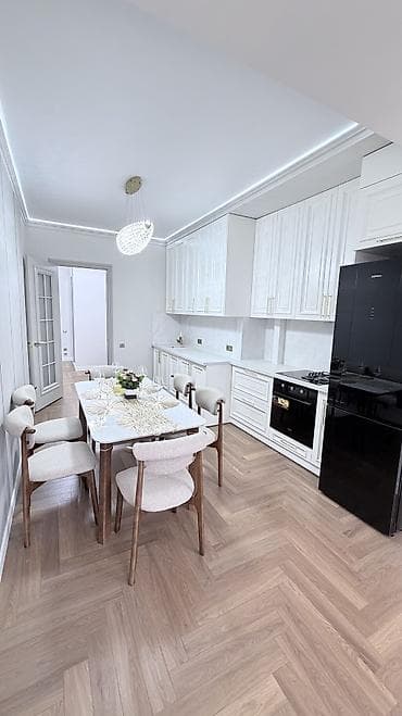 ts group: 3 комнаты, 104 м², Асанбай мкр Элитка, 9 этаж, Свежий ремонт — 7