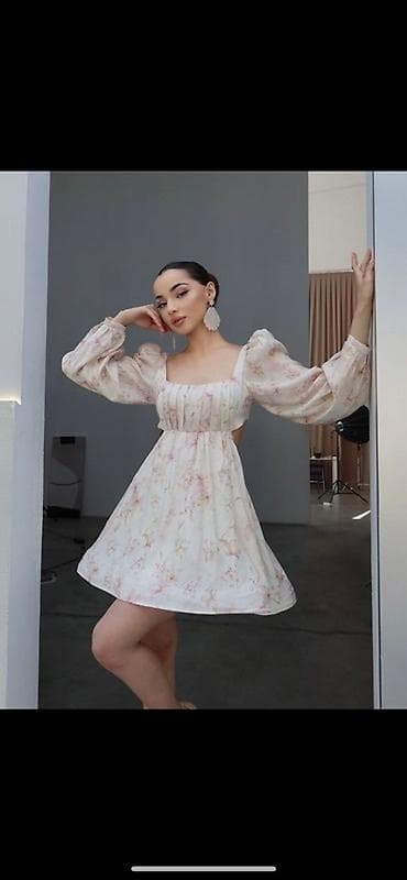 s: Повседневное платье, Китай, Лето, Короткая модель, S, M, L — 5